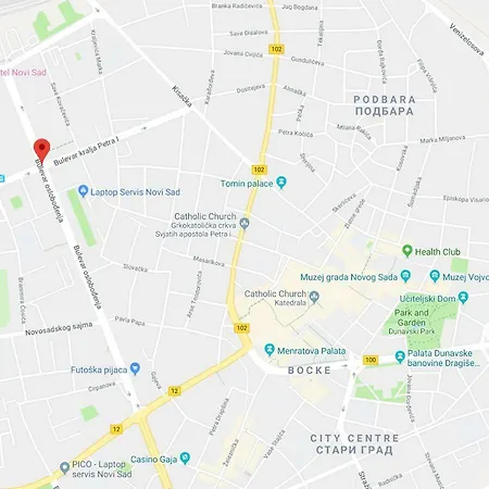 アパート Golden Mirror ノヴィ・サド